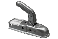 Gancio di traino a sfera OUTLET KNOTT K7.5-L per rimorchio da 750 kg con timone quadrato da 60 mm