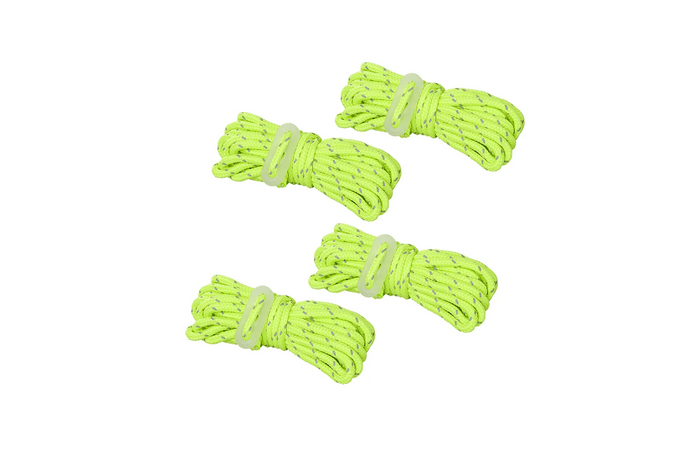Set di quattro tiranti fluorescenti ProPlus 361802 per tenda da 4 m