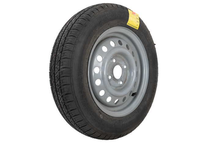 OUTLET Ruota per rimorchio PNEUMATICO KENDA 145/80 R13 78N CERCHIO KENDA 4Jx13"H2 4x100 ET:30