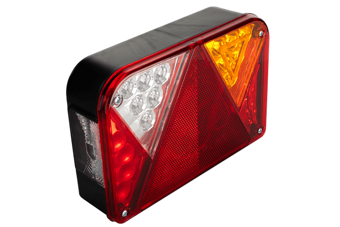 Luci posteriori a LED DOBPLAST DPT35 + cablaggio MANTES 7m 13 PIN