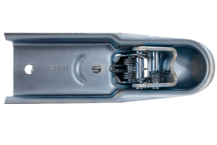 Gancio a sfera KNOTT K7.5-M per rimorchio da 750 kg con timone quadrato da 70 mm