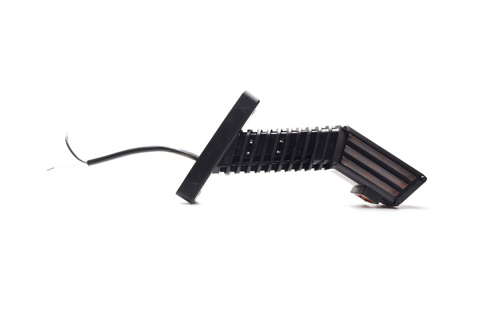 Faro di segnalazione a LED SPOT WAŚ 2554L W297.4.1, a sinistra, su braccio.