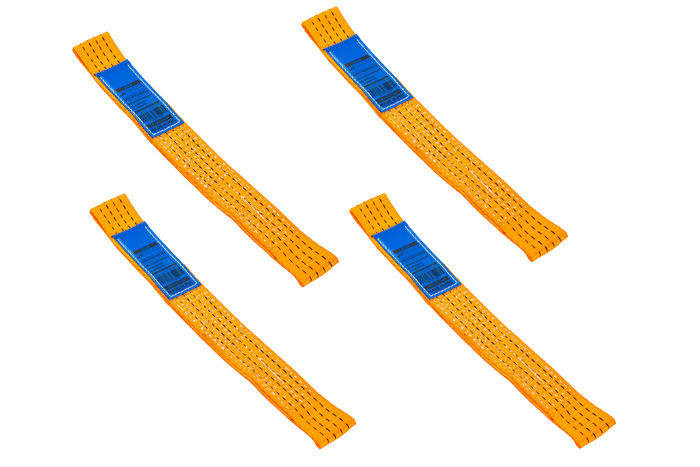Set di quattro cinghie di trasporto per rimorchio UNITRAILER 0,4 m/50 mm/4 t arancione