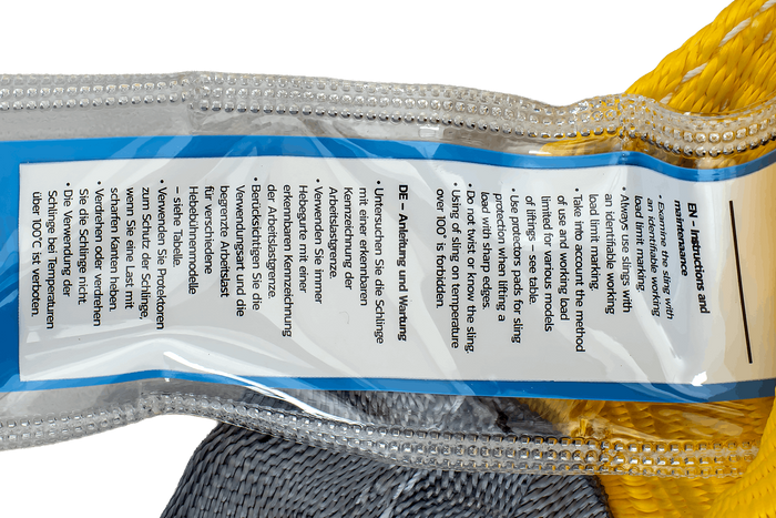 Cinghia per gru HEFFA 3m/90mm/3t con anelli