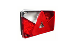 Faro posteriore a LED ASPÖCK MULTIPOINT V con attacco a baionetta a 8 pin e 7 funzioni.
