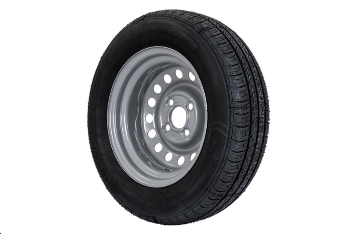 Set di due ruote per rimorchio KENDA TIRE 165/70 R13 79N KENDA RIM 4Jx13"H2 4x100 ET:30