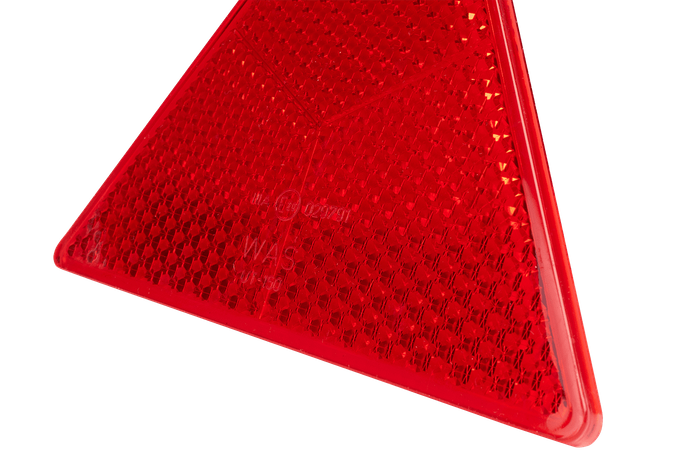 Triangolo d'emergenza rosso WAŚ luce riflettente