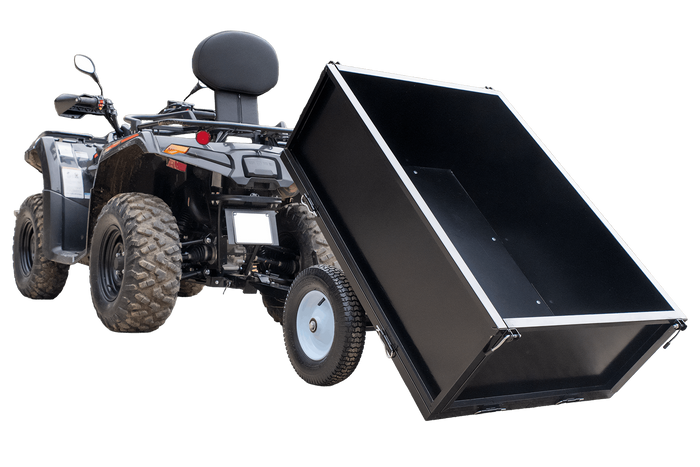 Rimorchio da giardino per trattore, quad UNITRAILER, ribaltabile, portata 225 kg, dimensioni 1030x700 mm