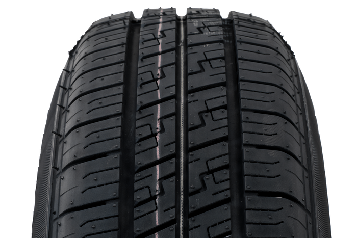 Ruota rinforzata per rimorchio KENDA PNEUMATICI 165/80 R13C 96/94N CERCHIO ALU STARCO lucidato 5Jx13"H2 5x112 ET:30
