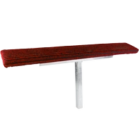 Supporto laterale piatto UNITRAILER, lunghezza 59 cm, altezza 8 cm, per rimorchio barca