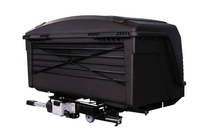 Towbox Alpha urban black - box portabagagli da montare sul gancio di traino