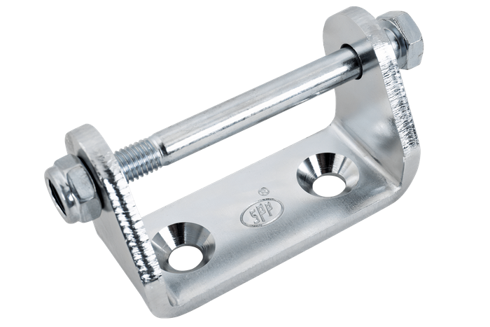 Supporto cerniera integrato STEELPRESS UH-01 per montaggio laterale sul rimorchio