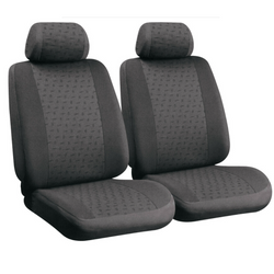 Set di coprisedili per auto LAMPA Glamur antracite, per i sedili anteriori