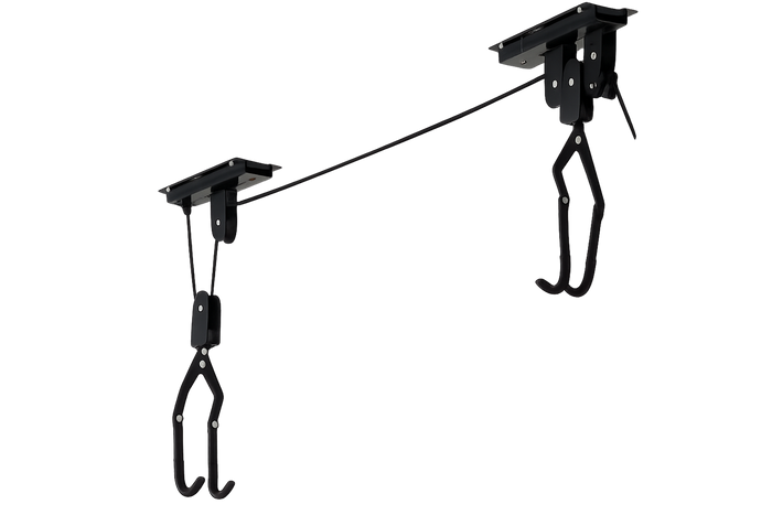 ProPlus 730915 Gancio per biciclette da soffitto con bloccaggio automatico, portata massima 20 kg