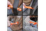 Martello di sicurezza per vetro ProPlus 540050, coltello per cintura di sicurezza