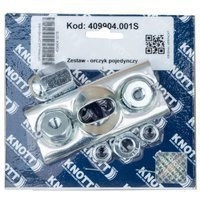 Stabilizzatore per cavi freno KNOTT per rimorchi con assale singolo