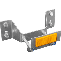 UNITRAILER GARDEN KIPP supporto di montaggio per ruota di scorta per rimorchio con riflettore