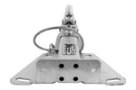 Gancio di traino KNOTT K7.5-H+KZE7.5 con supporto e cavo per rimorchio da 750 kg con timone a V.