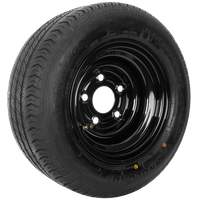 Ruota rinforzata per rimorchio LINGLONG TIRE 195/55 R10C 98/96N UNITRAILER RIM nero 6Jx10"H2 5x112 ET:-4