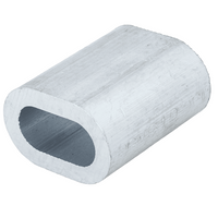 Connettore in alluminio per funi DROMET ZLA10 manicotto per funi da 10 mm