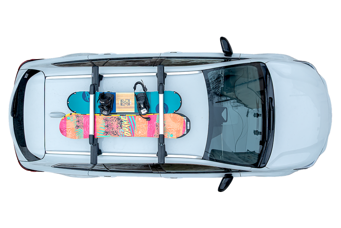Inter Pack Frostline 4 - supporto in alluminio per 4 paia di sci o 2 snowboard