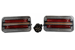 TT Technology TT.12028B-DI Luci posteriori a LED 3 funzioni sinistra+destra, wireless, magnetiche