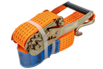 Set di quattro cinghie di trasporto UNITRAILER arancioni da 4 m/50 mm/5 t con tenditore