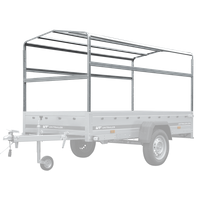 Telaio H-1100 per la copertura del telone del rimorchio UNITRAILER GARDEN TRAILER 264 e 264/2KIPP 