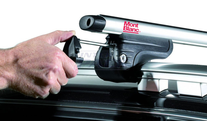Portapacchi in alluminio Mont Blanc AMC 5400-A46 per binari tradizionali