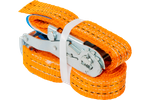 Cinghia di trasporto arancione UNITRAILER 4m/35mm/2t con tenditore