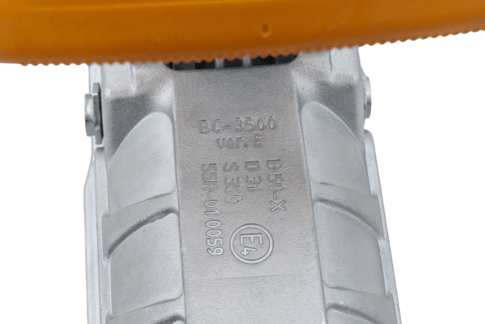 Gancio a sfera STEELPRESS BC-3500E-00-02+SD per rimorchio da 3500 kg con barra di traino in ghisa da 60,5 mm