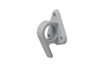 Gancio laterale in plastica ProPlus 342157V01 con occhiello per fissare teloni e cinghie di fissaggio per rimorchi.