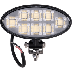 Faro da lavoro a LED con riflettore TT TECHNOLOGY NERO TT.13417 160xLED 8900lm ovale