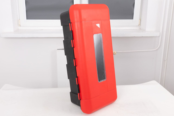 OUTLET Cassetta porta estintore 6/9kg DAKEN 82130 REGON 715x335x240mm rosso