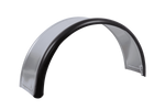 Parafango per rimorchio 13-15" DOMAR DK7110 passaruota 820/240mm in metallo con bordo in gomma