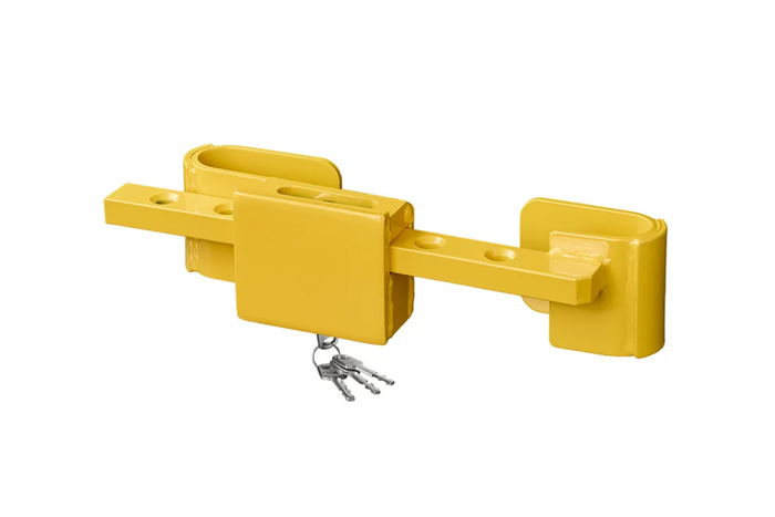 Serratura antifurto regolabile ProPlus 381341V01 per rimorchio portacontainer, da 23 a 42 cm.