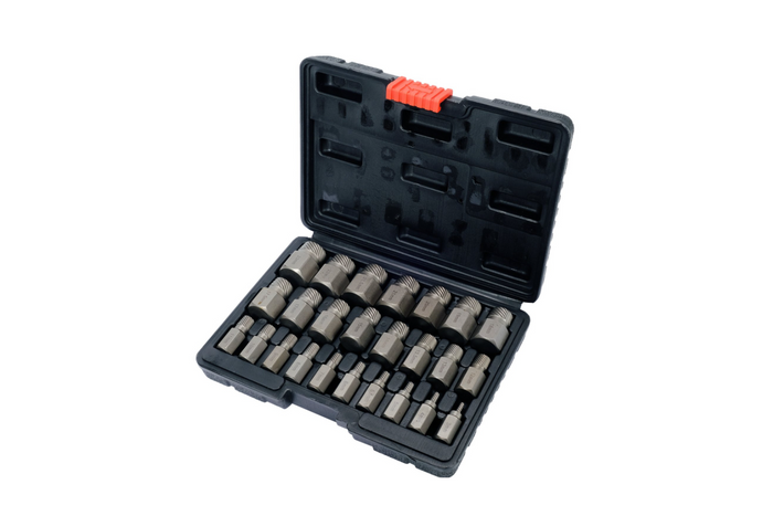 Estrattori per viti interne danneggiate YATO YT-06034 3-23mm 25pz.