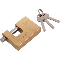 Lucchetto in ottone 70mm HERMON, diametro orecchio 10mm