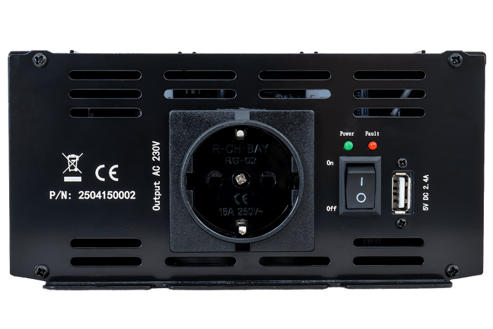 Convertitore di tensione 24V/230V (1000/2000W) KAMAR E1927