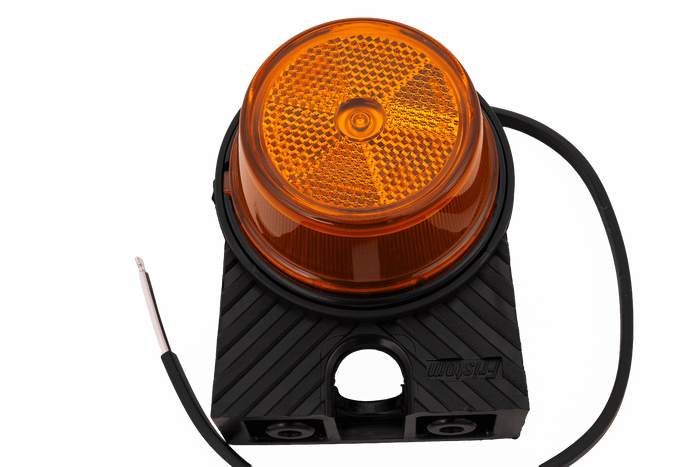 Lampada di segnalazione universale arancione a LED FRISTOM FT-059 con staffa angolare