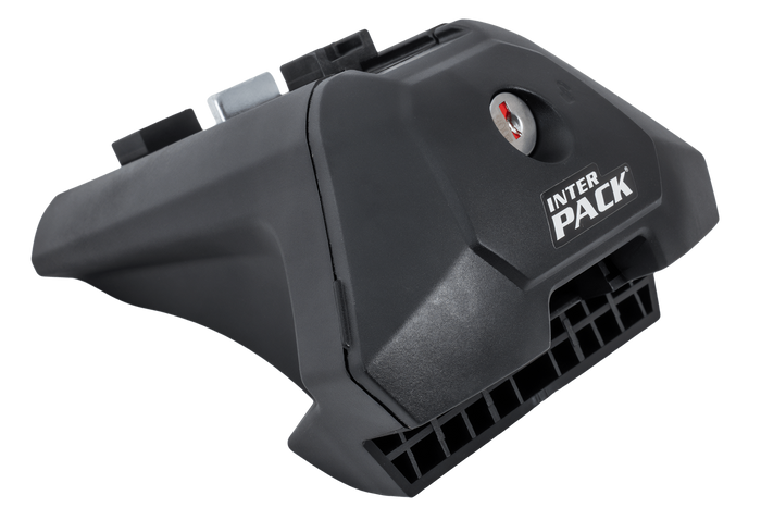 Barre portatutto Inter Pack Virgo IR 120 (G2) con binari integrati (nero)