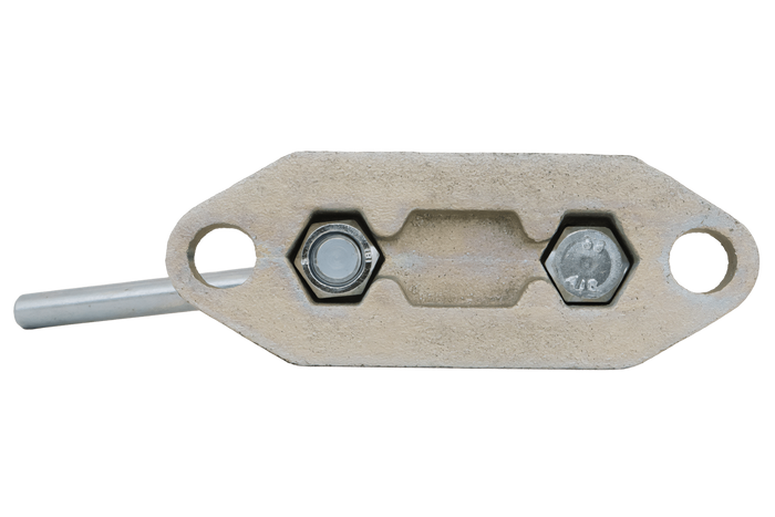 Morsetto di supporto in ghisa KNOTT B48C6 per tubo corrugato da 48 mm