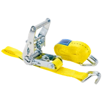 Cinghia di trasporto gialla UNITRAILER 4m/25mm/1t con tendicinghia