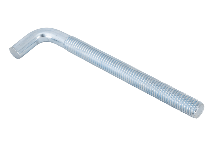 Gancio da cantiere DROMET HP M10x120 con estremità angolata (dritto)