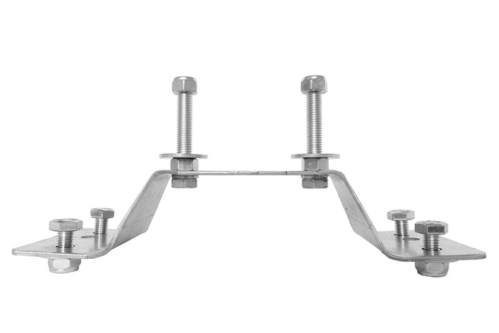Supporto ruota di scorta per rimorchio Unitrailer Garden Trailer kipp