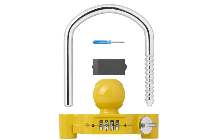 Blocco per sfera di traino ProPlus 341329V01 con serratura a combinazione