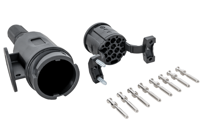 Connettore UNITRAILER TL0178 a 13/8 pin per presa gancio di traino