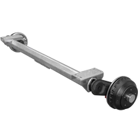 Asse frenato AL-KO COMPACT per rimorchio barca 1000kg 1146/1254mm 1700mm 5x112