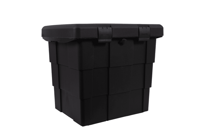 DAKEN 86004 PITBOX Contenitore per attrezzi per sabbia e sale stradale, dimensioni 655x570x520 mm, capacità 108,5 l.