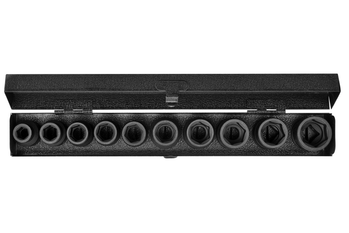 Bussole a percussione corte YATO YT-1025 Bussole da 1/2" 10 pezzi.